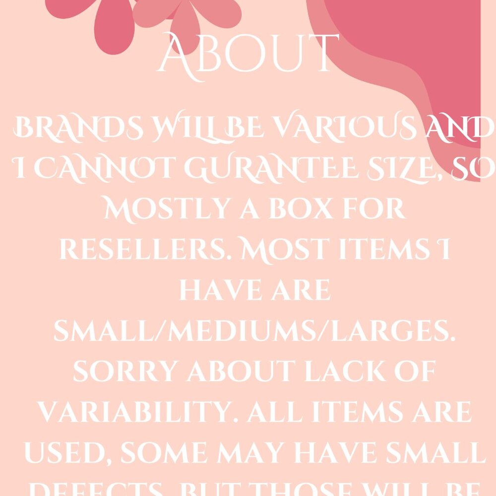 Used Clothing Reseller Mystery Box 5 ITEM MINIMUM - Picture 3 of 3